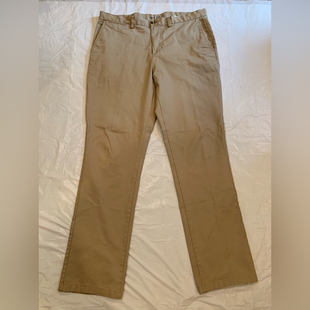 Old Navy Ultimate Straight Built in Flex Men's Tan Pants 38x36